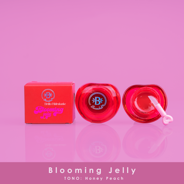 Blooming jelly honey peach