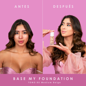 My foundation 2 en 1 (base lÍquida)(medium beige)