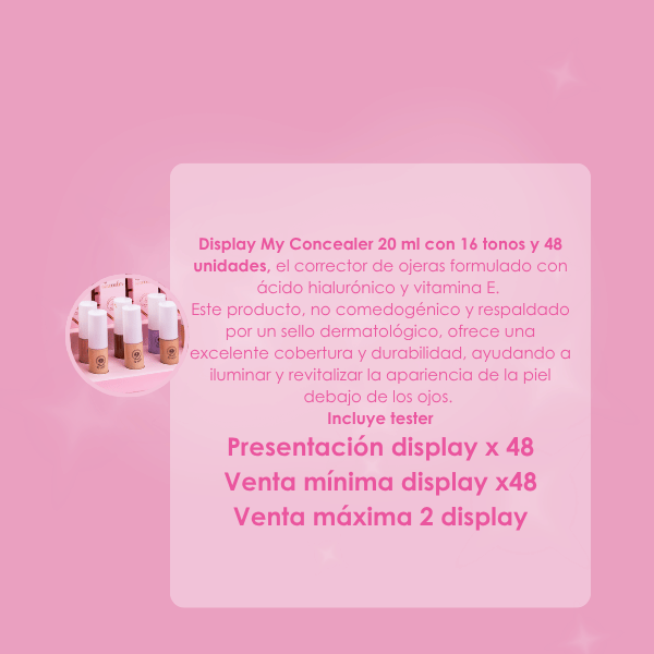 My concealer new 10 ml x 48 und(disp+testers)