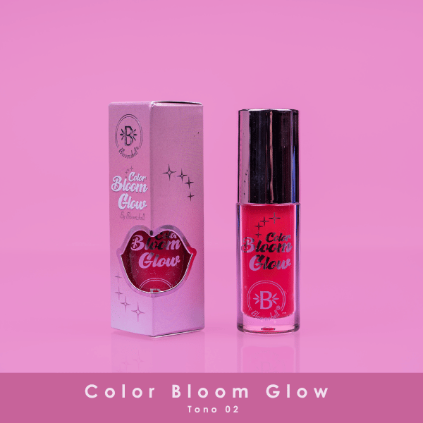 Color bloom glow lip gloss (cherry)