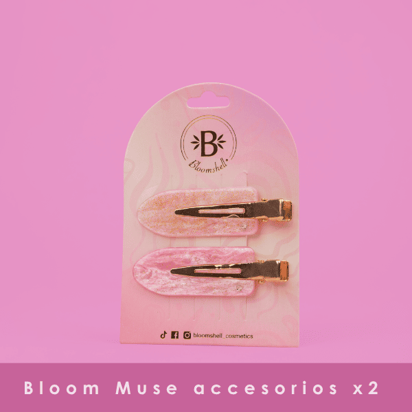 Bloom muse accesorios x 2 (hebillas para cabello)