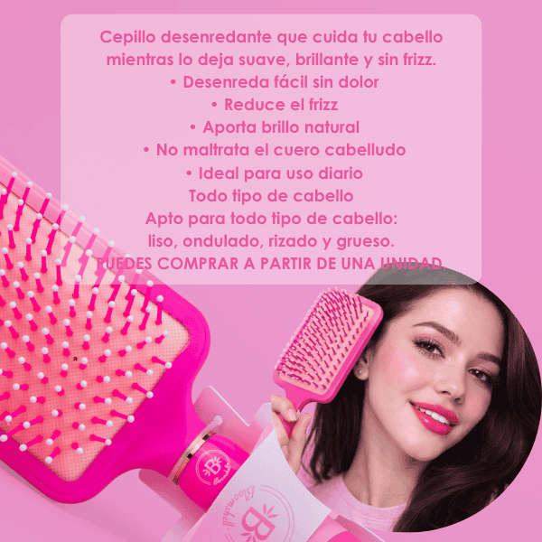 Bloom cepillo pink cuadrado