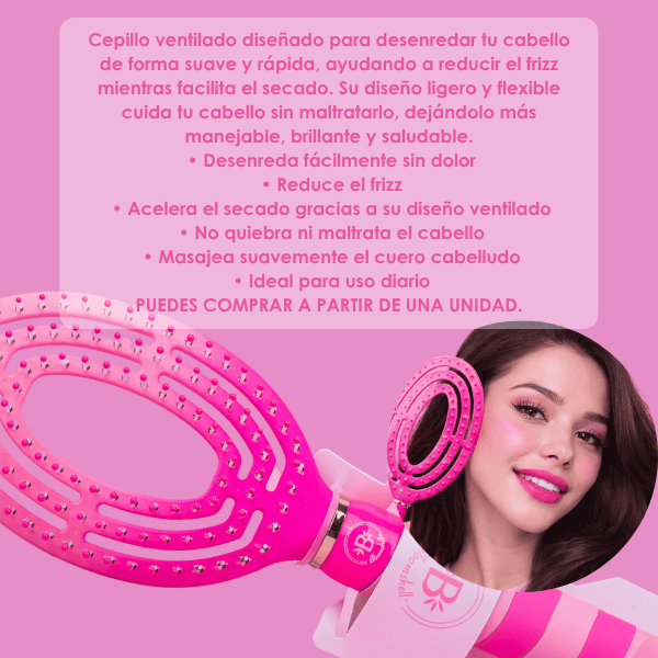 Bloom cepillo air pink