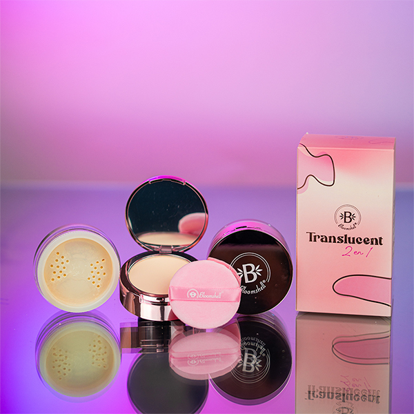 Polvo suelto translucent 2 en 1 grande(natural) – Bloomshell