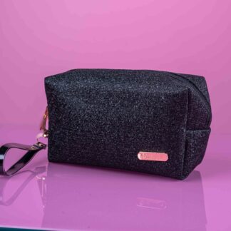 Cosmetiquera shell black