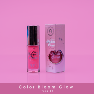 Color bloom glow lip gloss (pink)