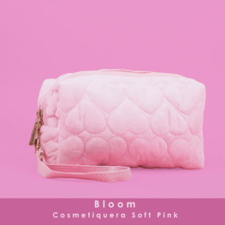 Bloom cosmetiquera soft pink