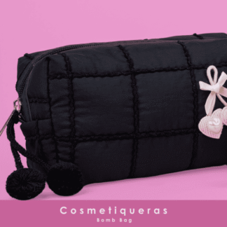 Cosmetiquera bomb bag (black)