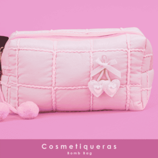 Cosmetiquera bomb bag (pink)