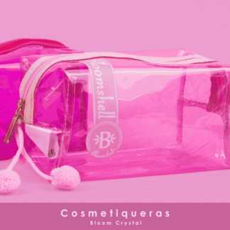 Cosmetiquera bloom crystal (pink)