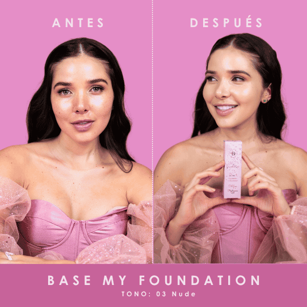 MY FOUNDATION 2 EN 1 (BASE LIQUIDA)(NUDE) - Imagen 2