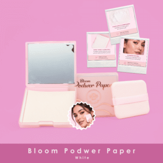 Bloom powder paper white/papel absorbente